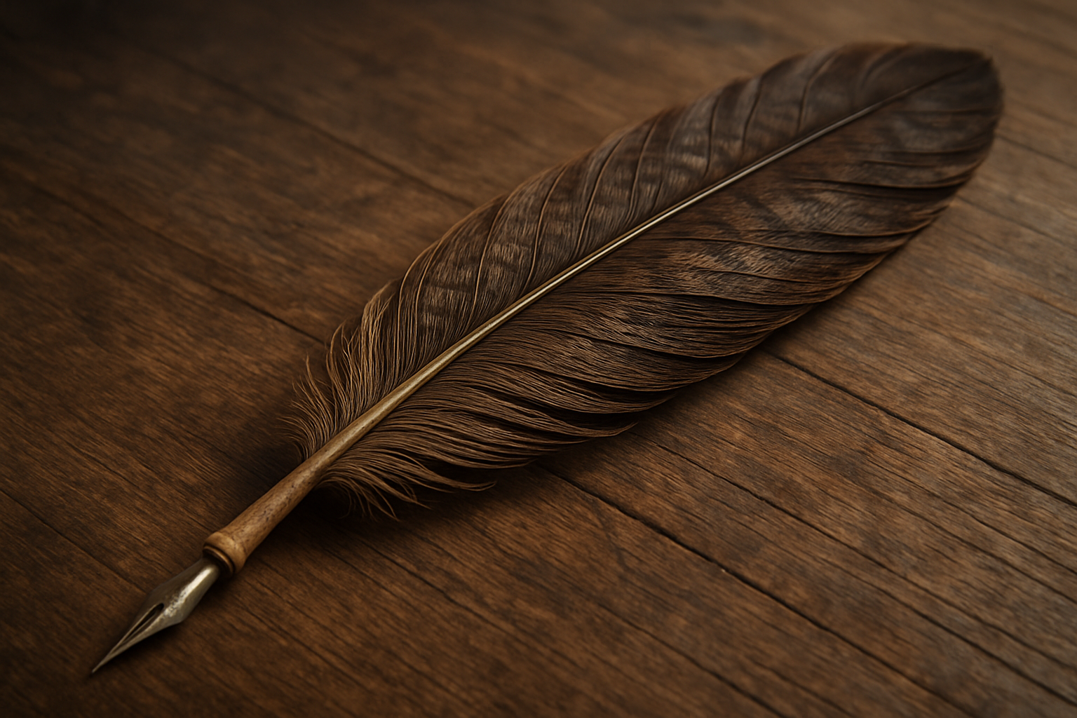 realistic quill pen